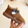 Children's winter fleece-lined warm shoes2026New style Birkenstock-style cotton shoes for girls, and stylish sheepskin-lined shoes for boys