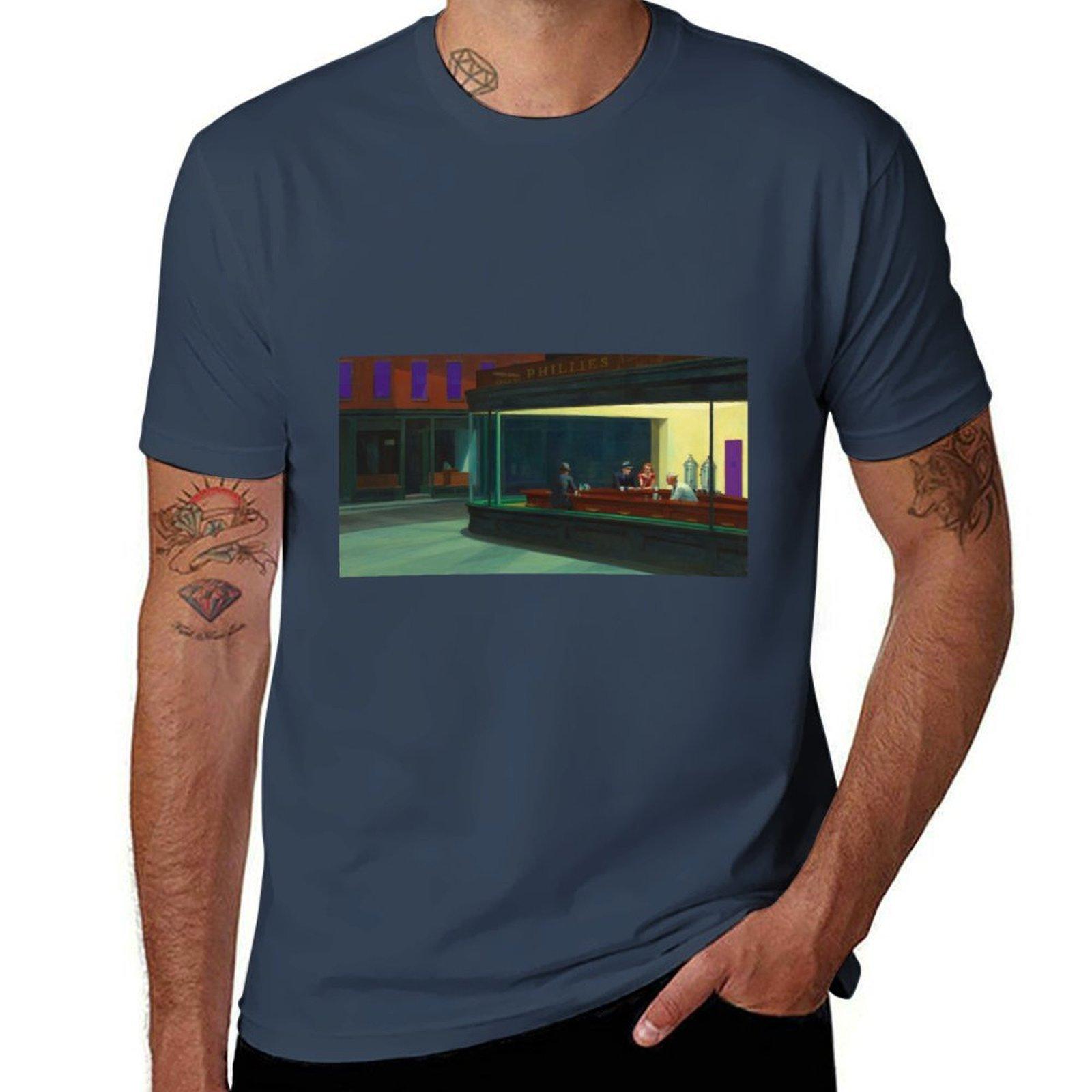 Nighthawks Modernized TShirt Casual Lightweight Short Sleeve Top S