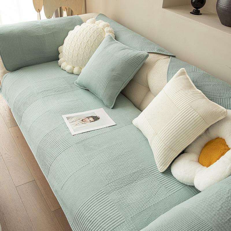 

Простая и модная подушка для дивана из чистого хлопка на все сезоны, чехол для дивана из хлопка и тканевая подушка сиденья 70*70cm