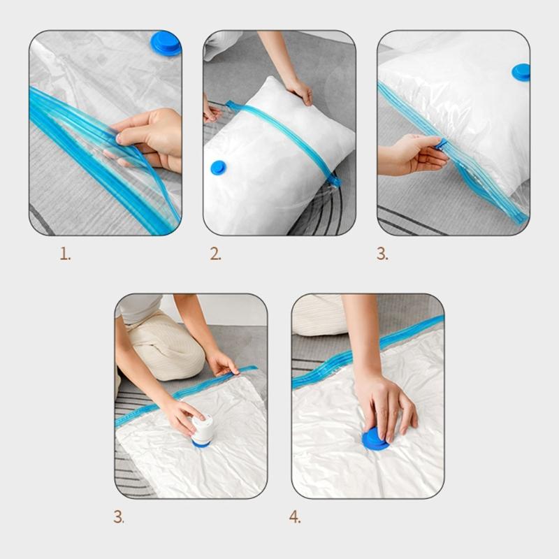 Compressed Storage Bag Hand Pump Traveling Camping Hiking Pouch Supplies for Indoor Outdoor Traveling Camping Hiking