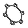 Alloy Bike Hub Conversion Adapter 100*15 to 110*15   Accessory (for Front)