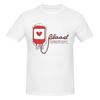 Donor Day Give Blood Help To Save A Life Shirt Tshirt Tee Best Cotton Splicing Hot Selling