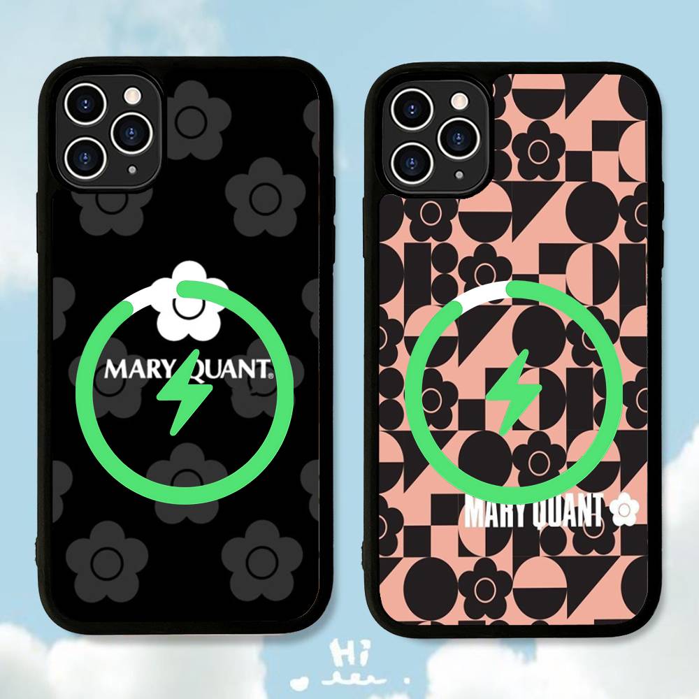 Fashion M-Mary Q-Quant For Magnetic Wireless Phone Case For IPhone 17 16 15 14 13 12 11 Pro Max Plus Mag Phone Cover