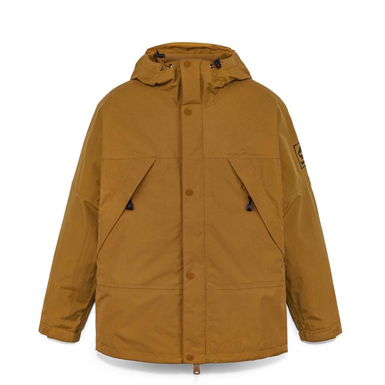 

Timberland Outdoor Zip-Up Hooded Waterproof Windbreaker Men Jackets Brown A68XF-EH2 L