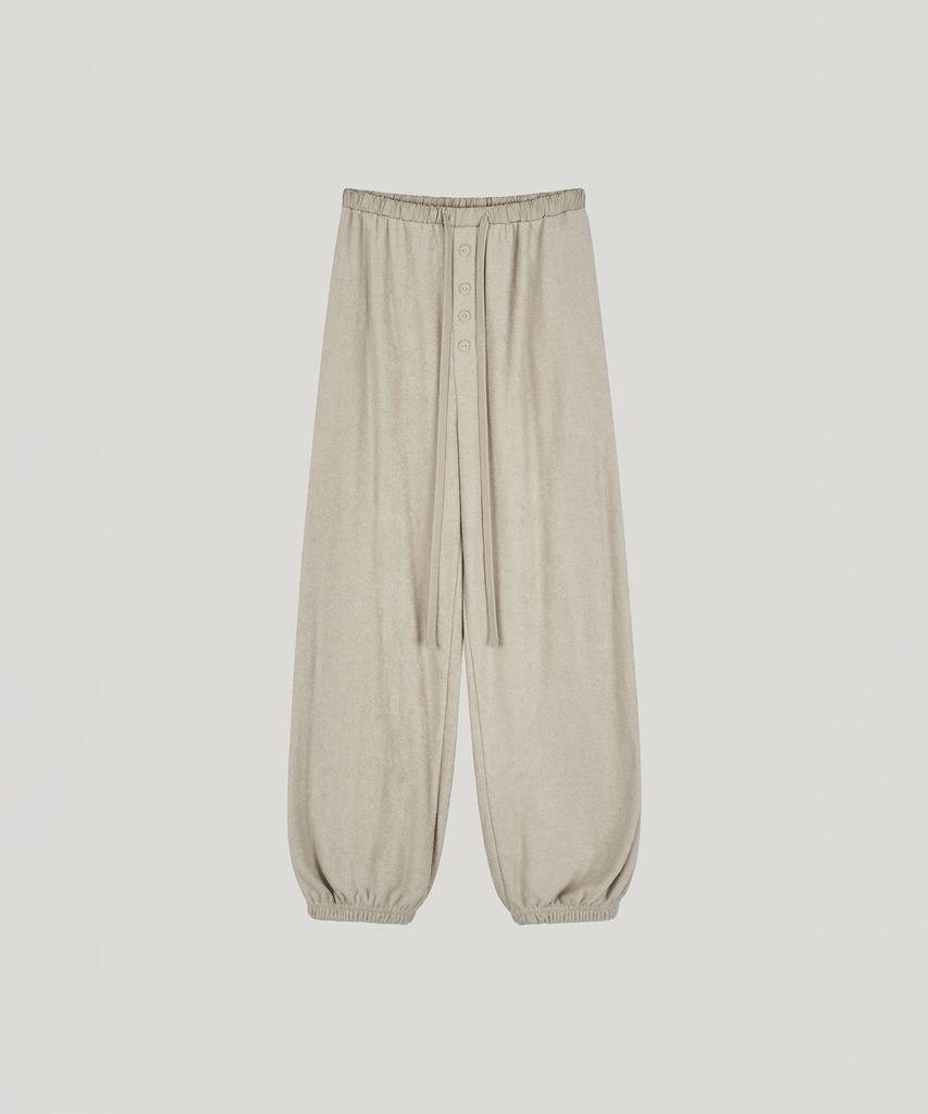 Poeteuseoul Soft Terry Jogger Pants_Khaki