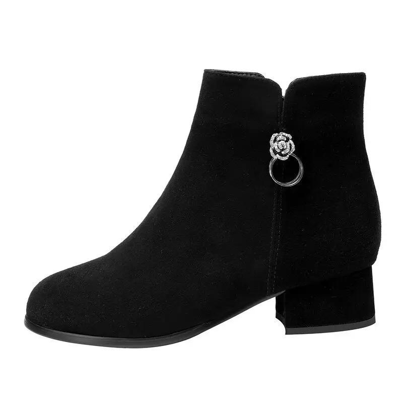 Fashion Booties Soft Lightweight Office Women's Ankle Boots Non Slip Boot Fashion 2025 Goth New In On Promotion Y2k Female Short Shoes
