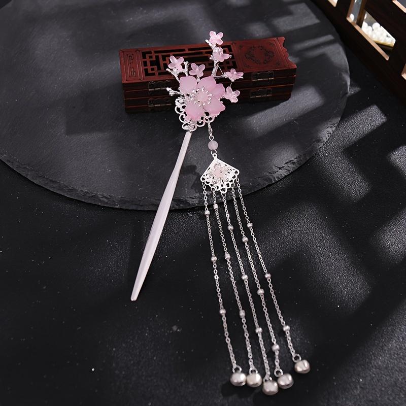 Kryształowy Kwiat Spinka do Włosów Opaska Kolczyki Zestaw Dla Kobiet Panna Młoda Hanfu Chiński Styl Ślubne Akcesoria do Włosów Biżuteria Szpilka Opaska