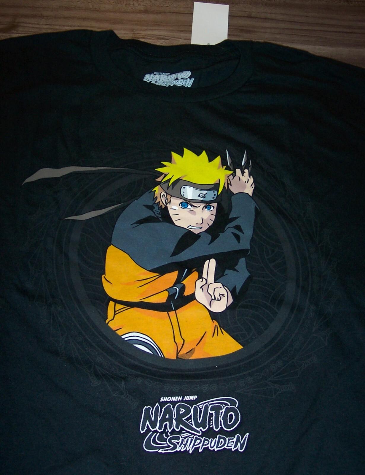 Shonen Jump NARUTO Shippuden Anime T-shirt MENS XL NEW w TAG XL