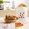 Reusable Linen Drawstring Bread Bag for French Baguettes - Hot-Selling
