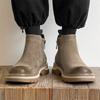 Fashion Lassics All-match Basic Boots High Side Zipper Versatile Motocross Boots 2024 New Arrival Men Boots Men's Casual Outdoor Shoes