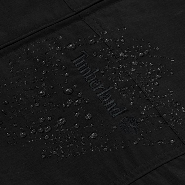 Timberland Stand Collar Outdoor Casual Water-Resistant Jacket Men Jacket Black A6FE2001