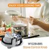Gas Stove Knob Oven Stove Knob Switch Replacement Parts Gas Stove Oven Control Knob For W10284885 For G7CG3665XS00, G7CG3064XB00