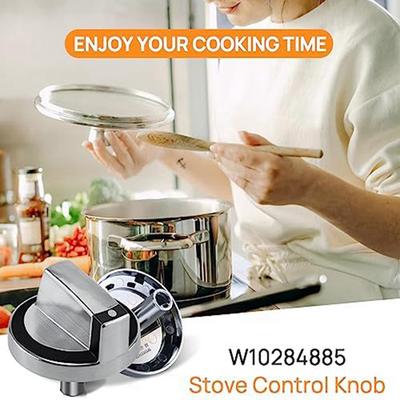 Gas Stove Knob Oven Stove Knob Switch Replacement Parts Gas Stove Oven Control Knob For W10284885 For G7CG3665XS00, G7CG3064XB00