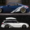 Car Side Stickers Personalized Graphic Design Vinyl Waterproof Decals Outdoor Sports Style Auto Body Window Decors Accessories