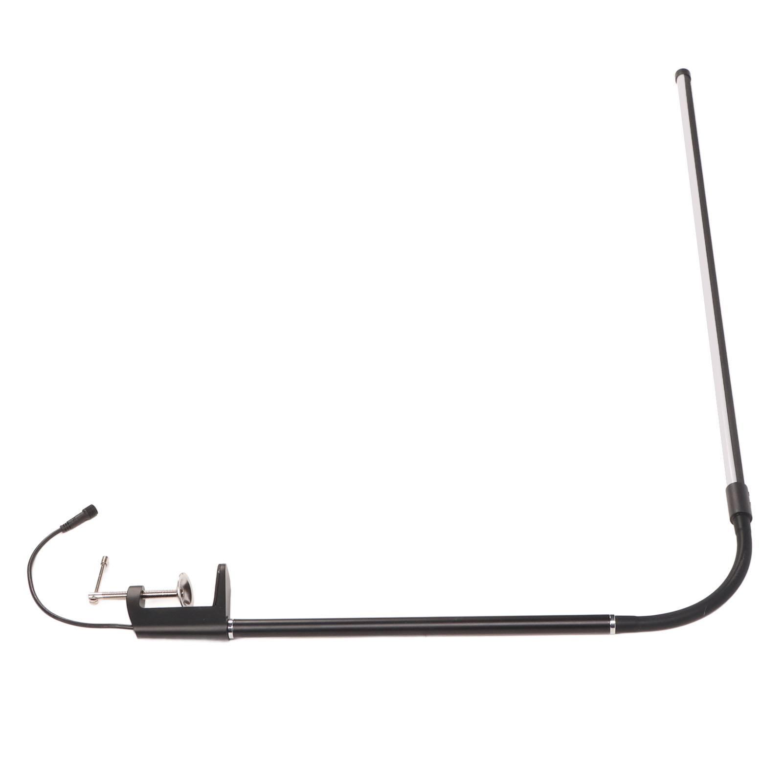 

Светодиодная настольная лампа с зажимом 5 уровней яркости от 3000K до 6500K вращающаяся на 350 градусов лампа для красоты ресниц черная EU Plug