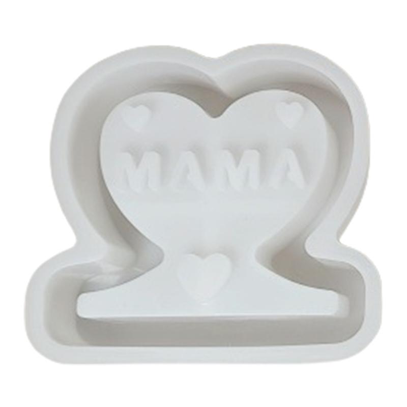 

Силиконовые формы для подсвечников ко Дню матери для эпоксидной смолы, силиконовая форма в форме сердца для подсвечника для чайной свечи, украшение для дома 1