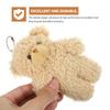 CALLARON 16-Piece Stuffed Bear Keychains, Stuffed Bear Pendants, Stuffed Key Ring Charms, Cute Keychains, Keychains, Straps