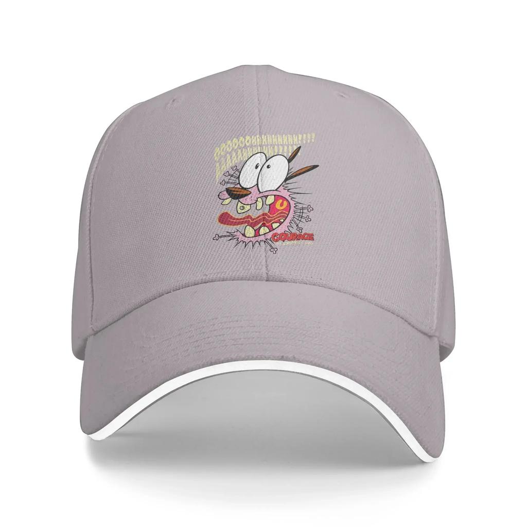 Courages Cowardly Dog Baseball Cap Tv Series Fashion Unisex Adult Trucker Hat Sunscreen Design Kpop Rock Baseball Caps Gift