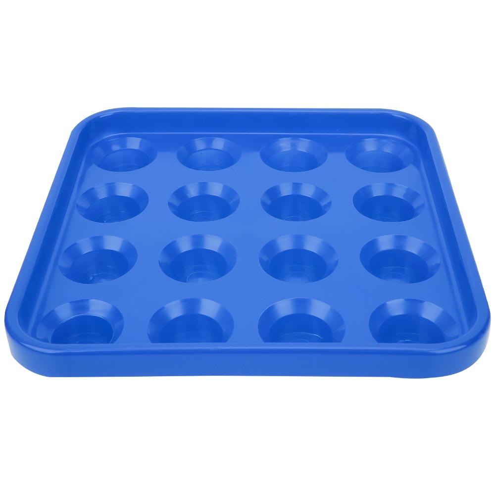 16-Hole Billiard Ball Tray Plastic Billiard Ball Plate Reusable Billiards Tray Billiards Hall