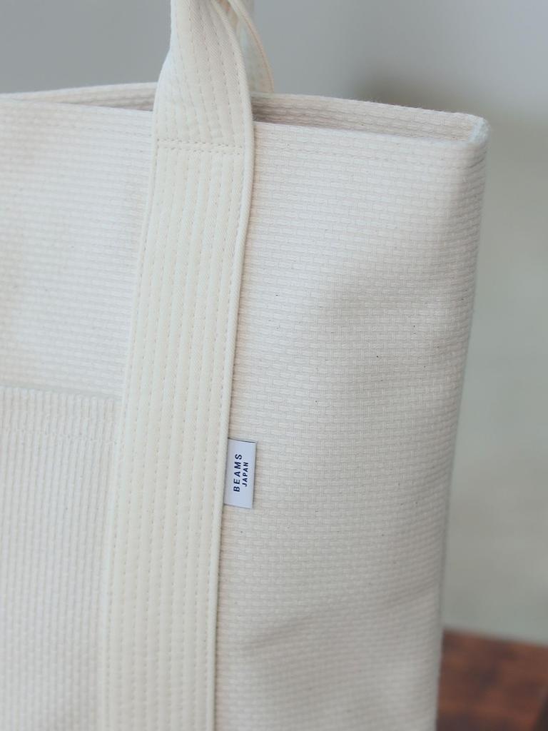 Beams Japan: Sasicco OBI Tote Bag, Off-White