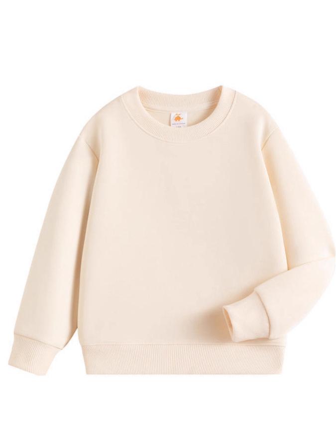 Euro-Asian Cotton Parent-Child Sweatshirt: Embroidered Logo Uniform for School/Kindergarten