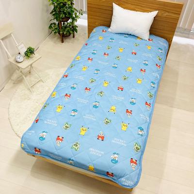 MORIPiLO Morishita Bed Pad Single Pokemon Pikachu 100x200cm Futon Bed Pad Mattress Pokemon Character Goods Paldea Blue 4621415