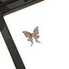 Super Shiny Butterfly Zircon Ear Clip: Luxurious High-End Design for Cartilage