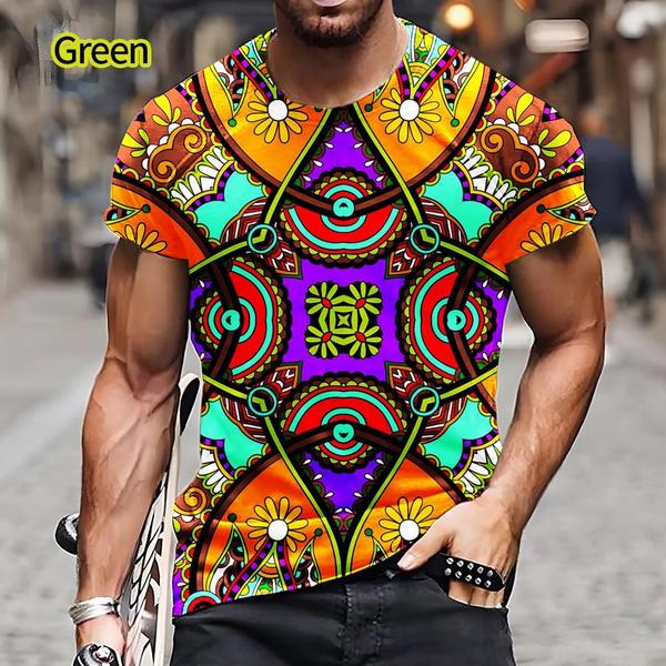 Summer 3d Abstract Print Short Sleeve T-shirt Unisex's Casual Creativity T-shirt