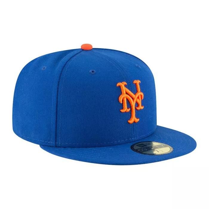 Kappe - New Era - New-York Mets - 59FIFTY - Blau - Hochleistungs-Polyester