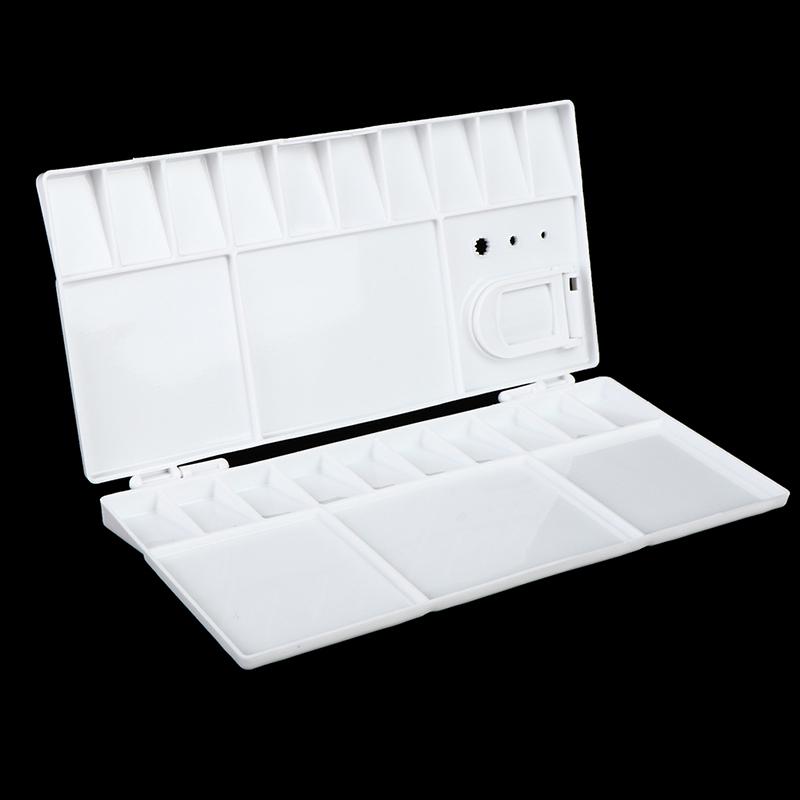 25Grid Folding Watercolor Palette Watercolor Paint Tray Box Pigment Box
