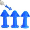 3Pcs Glue Nozzle Scraper Shovel Sealant Remover Cleaning Glass Tile Dirt Tool