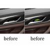 For BMW 5 Series G30 2018- Real Carbon Fiber Interior Door Bowl Cover Trim