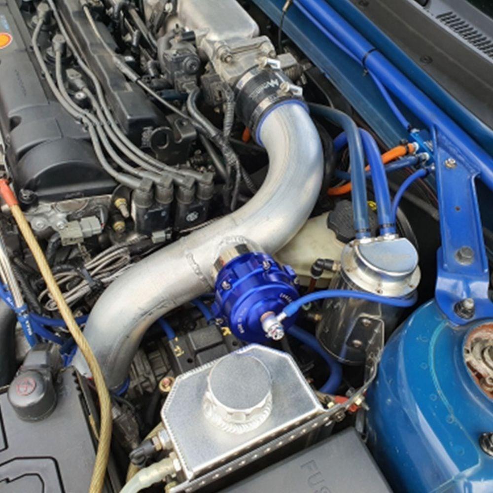 High Quality Universal Turbo Blow Off Valve 50mm V-Band With Weld On Aluminum Flange Turbocharge Pipe