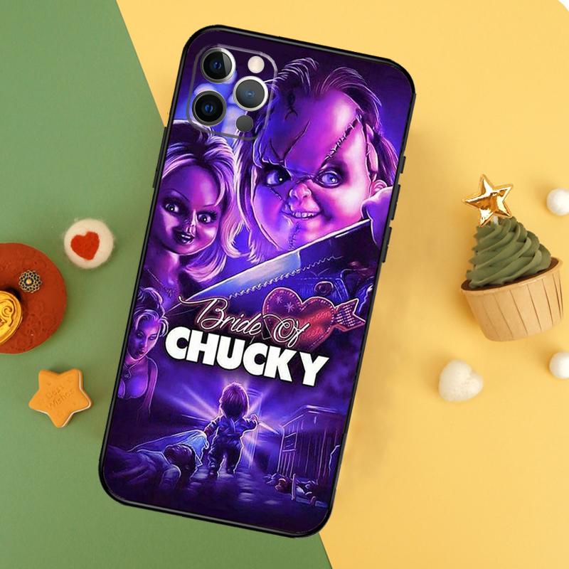 Chucky Doll Horror Movie Phone Case For iPhone 17 Pro Max 17Air 16E 15 14 13 12 11 16 Pro Max Mini Shockproof Cover