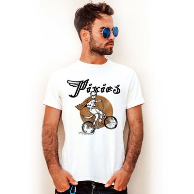 Pixies Official TShirt Jersey Original Adult White Rock TShirt