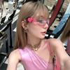 Y2K Oval Sunglasses for Women Fashion Cute Heart Sun Glasses Sports Goggles Popular Cat Eye Sun Glasses Eyewear