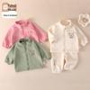Oli Samt Warmes Baby- & Kleinkind Verdicktes Herbst-Outfit-Set