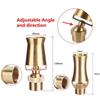 Brass Ice Tower Cedar Fountain Nozzle 1/2" Female 3/4" Male Thread Durable Swimming Pool Fountain Nozzle Universal