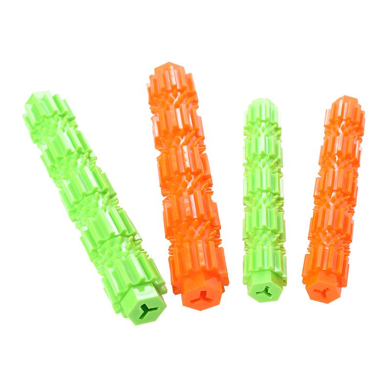 TPR Chew-Resistant Teething Sticks for Interactive Dog Play and Training
