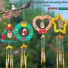 DIY Wooden Christmas Wind Chime Kit: Children's Painting & Decorating Ornament Gift