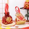 Eco-Friendly Drawstring Gift Bag Fu Character Goody Bag Wedding Gift Candy Bag  Lunar New Year