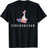Fire Quacker Funny Meme Goose Fireworks America 4th Of July T-Shirt
