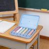 6Pcs Water Soluble Dustless Chalk Colored Sidewalk Chalk with Holder Erasable Whiteboard Art Tool for Blackboard Writing
