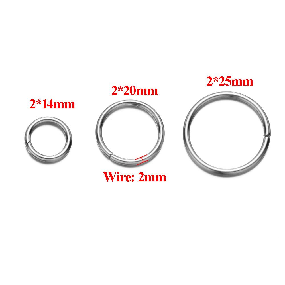 

20pcs Stainless Steel Round Charms Circle Connectors Pendant for DIY Jewelry Findings Necklace Earrings Making Accessories 14mm