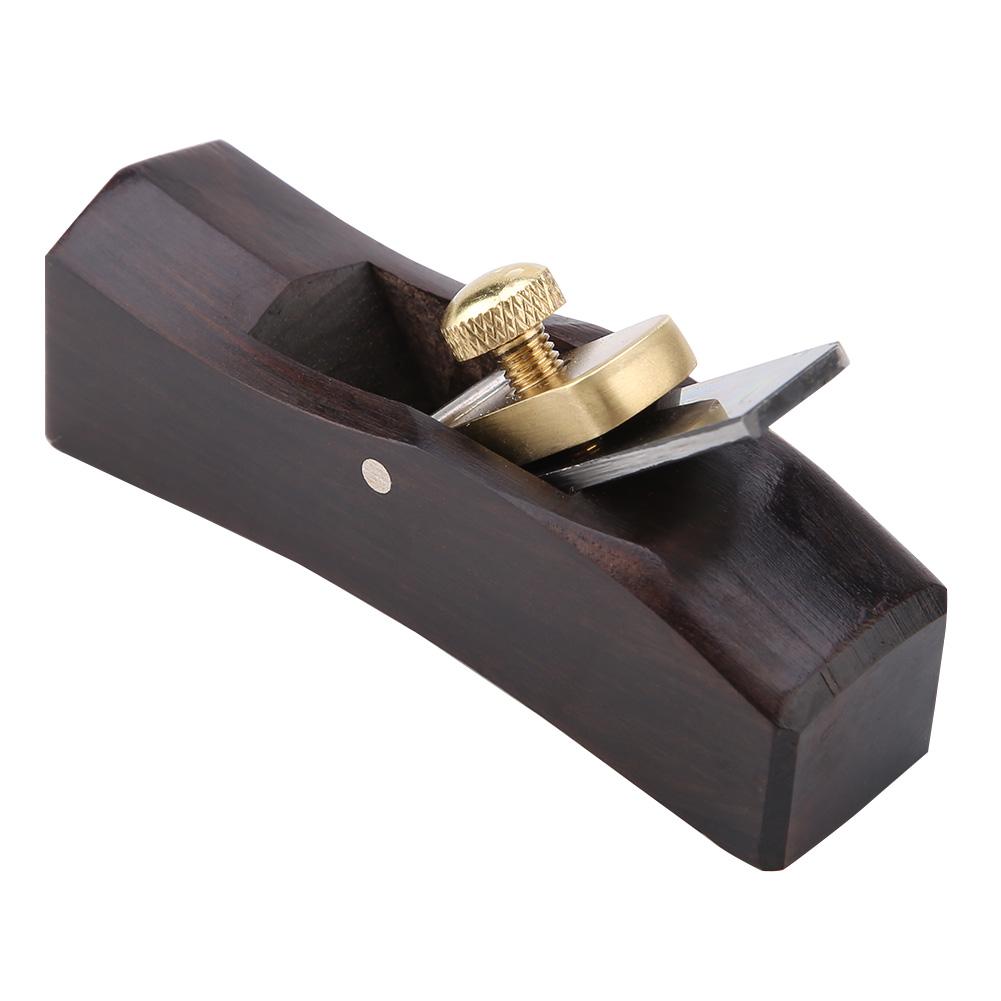 Blade,   Ebony Arc Bottom Hand Plane Carpenter Wood Grooving Trimming   Wood Plane with Pointed Blade Firm Structure
