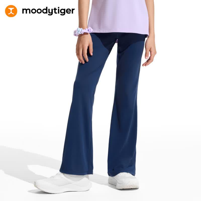 Moody Tiger Girls' Xiaoyunduo A Pro Cooling Micro-Flare Leggings