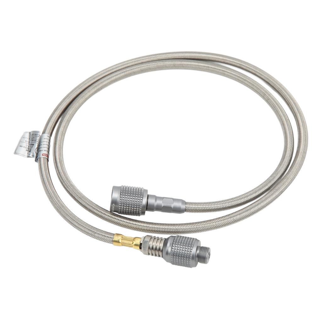 Gas Hose High Temperature Resistance Flexible Stainless Steel Propane Adapter Hose for Outdoor Camping