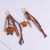 Fashionable Food Shape Keychain Bag Ornament Compact Decorative Keyring Bags Accessories Suitable For Various Occasion
