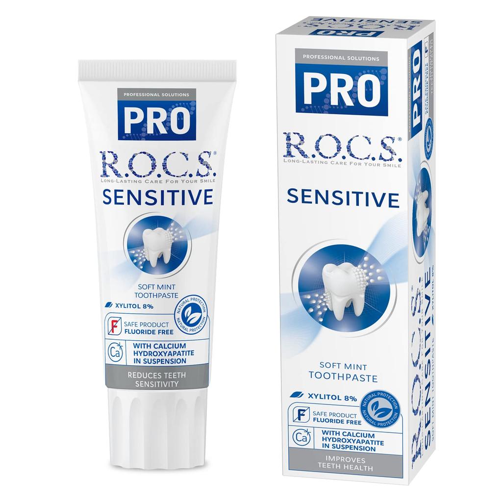 Rocks PRO Sensitive Whitening Whitening Toothpaste 94g R.O.C.S. [Hypersensitivity]