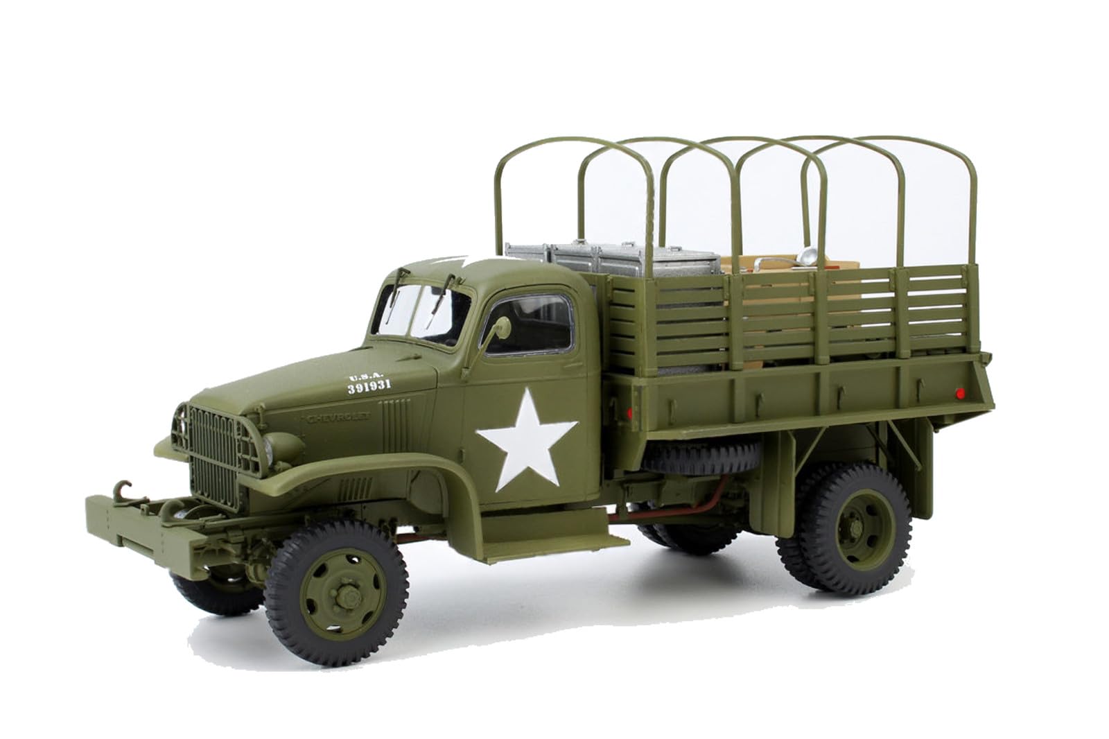 

ICM 1/35 WWII American Kitchen Truck Plastic Model 35587 (Combat Vehicle)